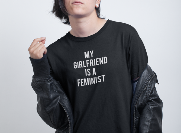 My girlfriend is a Feminist T-shirt - Urbantshirts.co.uk