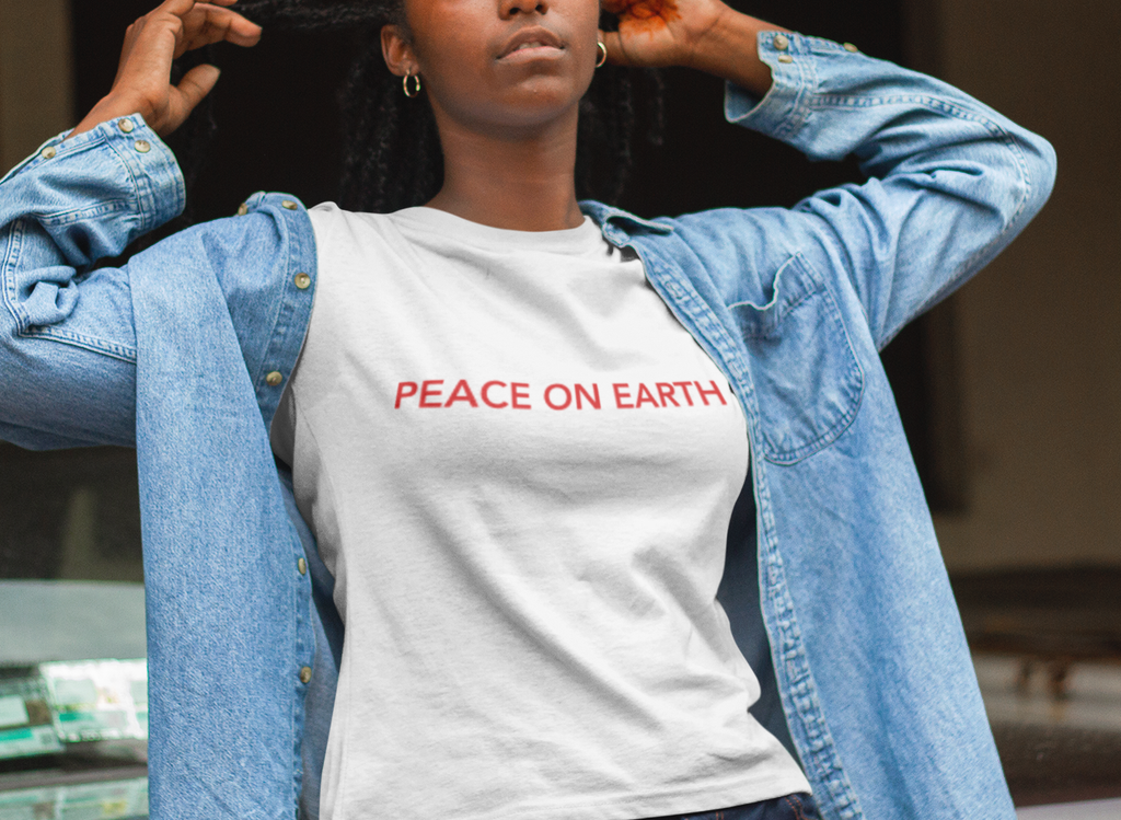 Peace on Earth T-shirt - Urbantshirts.co.uk