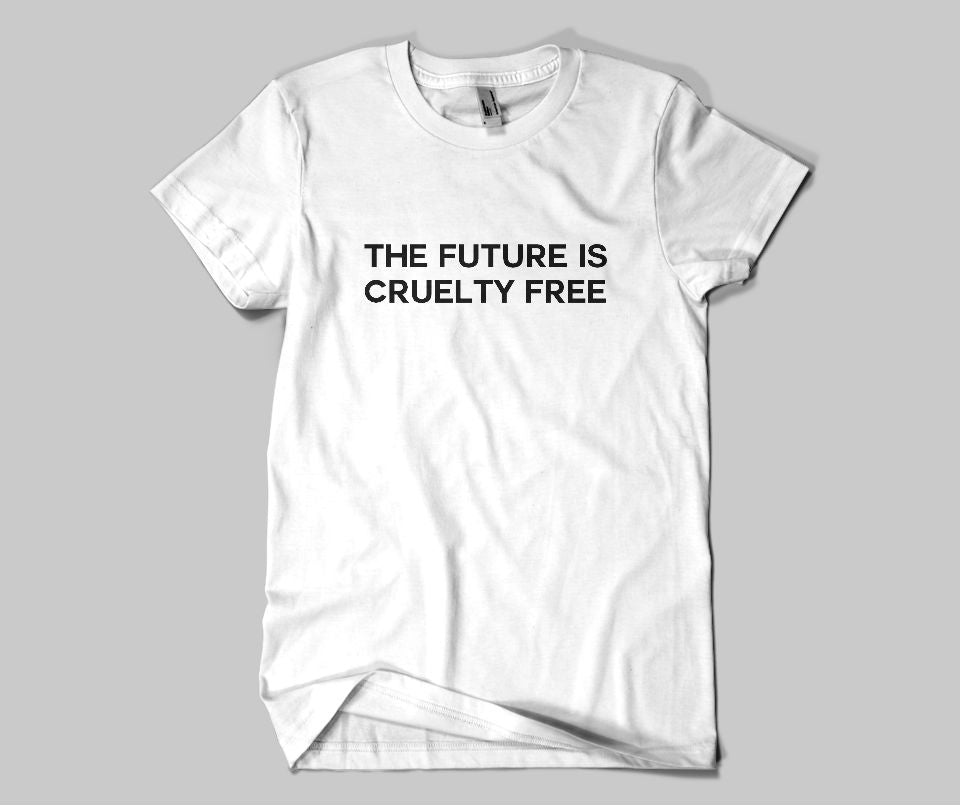 The future is cruelty free T-shirt - Urbantshirts.co.uk