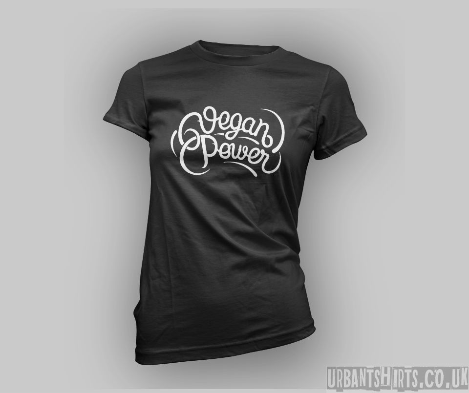 Vegan power T-shirt - Urbantshirts.co.uk