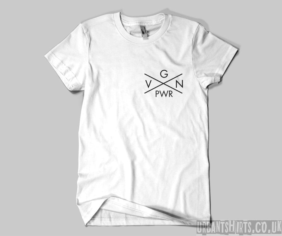 VGN power , Vegan power T-shirt - Urbantshirts.co.uk