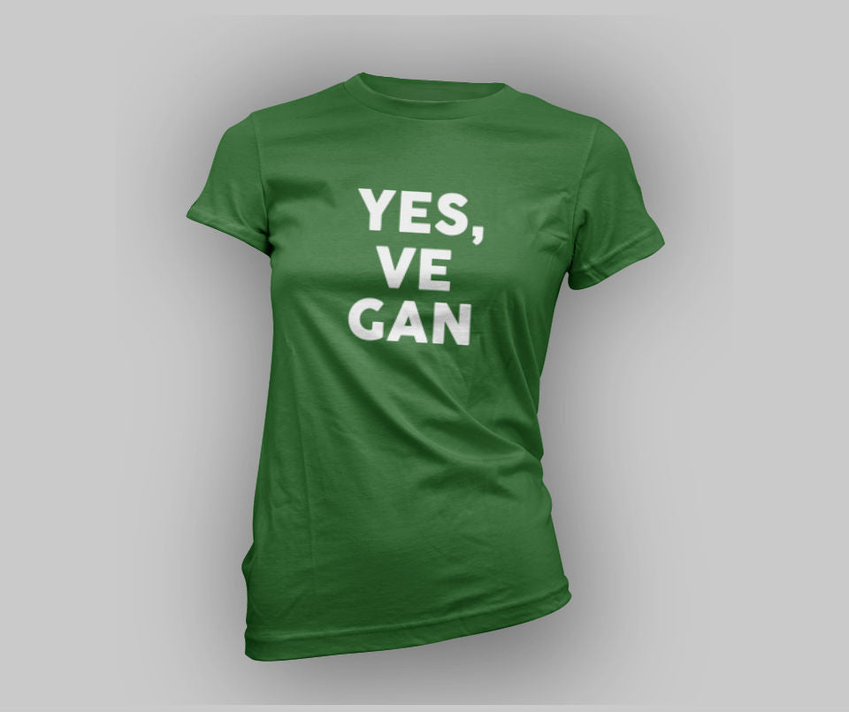 Yes Vegan T-shirt - Urbantshirts.co.uk